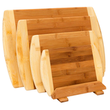 Artikelbild 1 für relaxdays Schneidebretter-Set braun 4-tlg., 4 St., Artikelnummer 360931