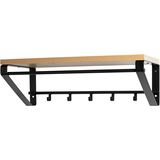 Artikelbild 1 für HAKU Möbel Wandgarderobe 13945 eiche Holz 5 Haken 70,0 x 23,0 cm, Artikelnummer 638431