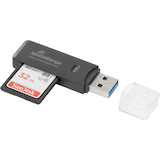 Artikelbild 1 für MediaRange MRCS507 Multi-SD, MultiMediaCard-Kartenleser schwarz, Artikelnummer 620134