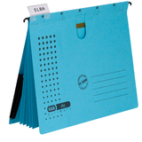 Artikelbild 1 für ELBA Personalhefter chic ULTIMATE Karton blau DIN A4 5x kaufmännische Heftung, 5 St., Artikelnummer 796268