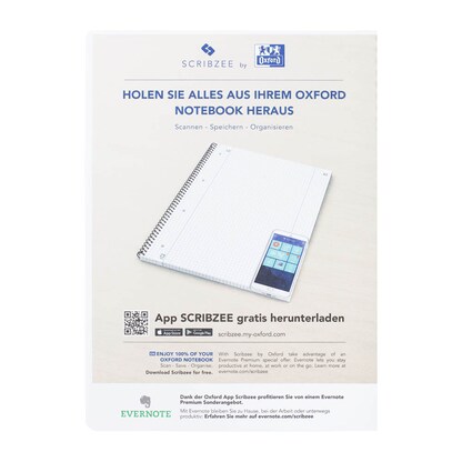 Artikelbild 15 für OXFORD Collegeblock DUO touch Lineatur 27/28 liniert und kariert DIN A4 Innen- und Außenrand, 1 Block, Artikelnummer 804950