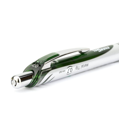 Artikelbild 2 für Pentel EnerGel BL77 Gelschreiber olivgrün/silber 0,35 mm, Schreibfarbe: grün, 1 St., Artikelnummer 861771