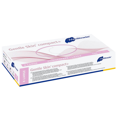 Artikelbild für Meditrade® unisex Einmalhandschuhe Gentle Skin® compact+ weiß Größe XL, 100 St., Artikelnummer 242919