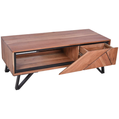 Artikelbild 5 für Garden Pleasure AMBALA Couchtisch rechteckig Holz akazie 120,0 x 50,0 x 46,0 cm, 1 St., Artikelnummer 544169