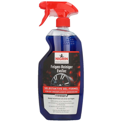 Artikelbild für NIGRIN EvoTec Felgenreiniger 750 ml, Artikelnummer 645057