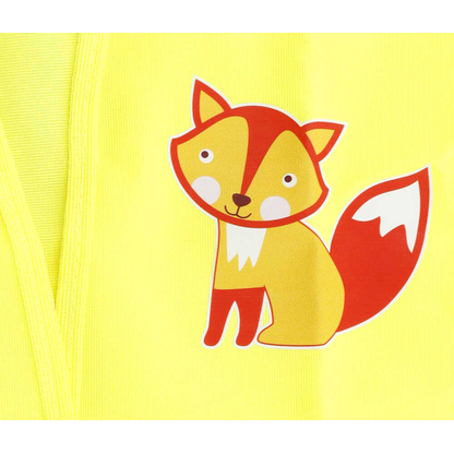 Artikelbild 3 für FIRST AID ONLY® unisex Warnweste FUCHS neongelb Einheitsgröße, Artikelnummer 801153