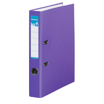 Artikelbild für DONAU Klassik Ordner lila Karton 5,0 cm DIN A4, 1 St., Artikelnummer 183889