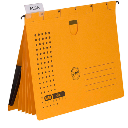 Artikelbild für ELBA Personalhefter chic ULTIMATE Karton gelb DIN A4 5x kaufmännische Heftung, 5 St., Artikelnummer 796276