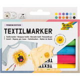Artikelbild 1 für folia Textilmarker farbsortiert 1,0 - 5,0 mm, 12 St., Artikelnummer 314643