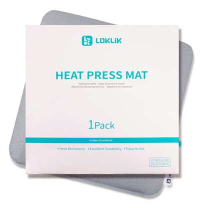 Artikelbild für LOKLiK Wärmeschutzmatte für Transferpresse schützt Arbeitsoberflächen vor Hitze 290 x 290 mm (11,4 x 11,4 Zoll) , 1 St., Artikelnummer 437891