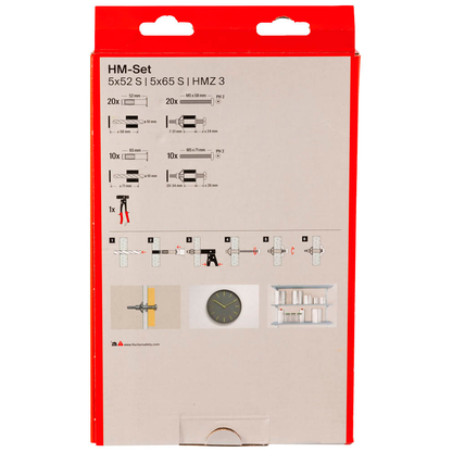 Artikelbild 3 für fischer HM S/HMZ 3 531389 Dübel- und Schrauben-Sortiment, 31-teilig, Artikelnummer 626982
