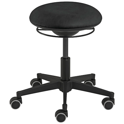 Artikelbild für Mayer Arbeitshocker schwarz Kunstleder, 1 St., Artikelnummer 653267