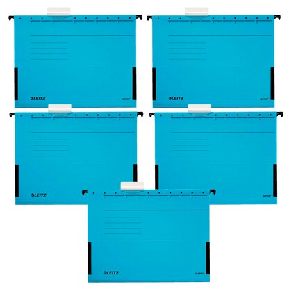 Artikelbild 2 für LEITZ Hängetaschen ALPHA® 1986 blau, 5 St., Artikelnummer 322329