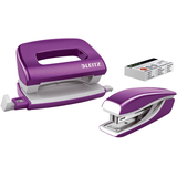 Artikelbild 1 für LEITZ Locher und Heftgeräte Set NeXXt WOW lila, Artikelnummer 606032