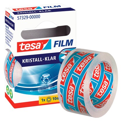 Artikelbild für tesa KRISTALL-KLAR Klebefilm transparent 19,0 mm x 10,0 m 1 Rolle, Artikelnummer 241463
