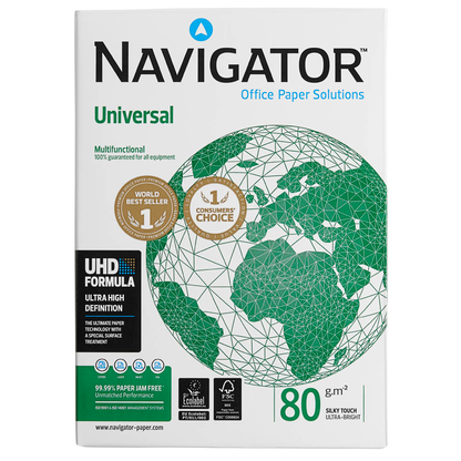 Artikelbild 4 für NAVIGATOR Kopierpapier Universal DIN A4 80 g/qm 500 Blatt, Artikelnummer 374017