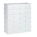 Artikelbild 1 für relaxdays Schuhschrank, 10021979_49 weiß 12 Fachböden 94,0 x 37,0 x 108,0 cm, Artikelnummer 451092
