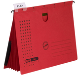 Artikelbild 1 für ELBA Personalhefter chic ULTIMATE Karton rot DIN A4 5x kaufmännische Heftung, 5 St., Artikelnummer 796284