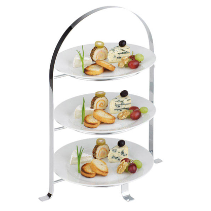 Artikelbild 2 für APS Servierständer silber Höhe: 43,0 cm, 1 St., Artikelnummer 197846