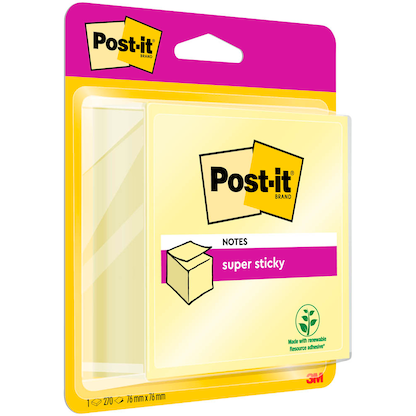 Artikelbild 2 für Post-it® Super Sticky Haftnotizen extrastark 2014-SCY gelb, 1 St., Artikelnummer 438879