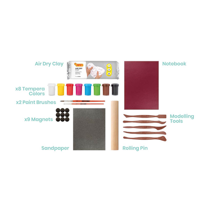 Artikelbild 10 für JOVI Modelliermasse DIY Air Dry Magnete mehrfarbig, Artikelnummer 321889