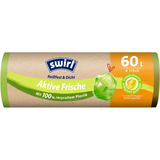 Artikelbild 1 für swirl® Müllbeutel Reißfest & Dicht Aktive Frische 4638 60,0 l grün, 8 St., Artikelnummer 338869