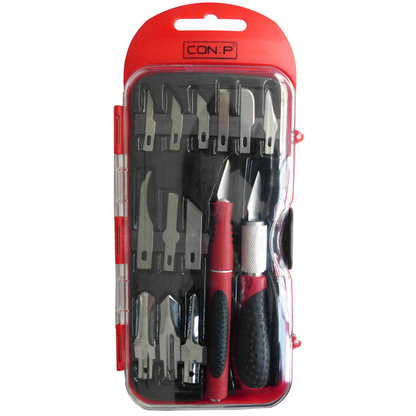 Artikelbild 4 für Werkzeyt Bastelmesser-Set rot, 1 St., Artikelnummer 407367