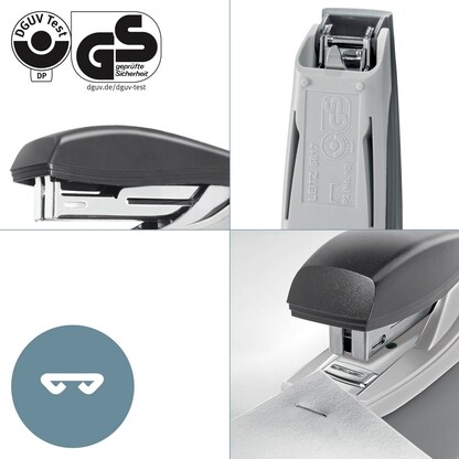 Artikelbild 3 für LEITZ Heftgerät NeXXt Recycle Mini rot, 1 St., Artikelnummer 118566