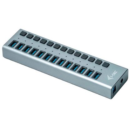 Artikelbild 3 für i-tec® USB-Hub USB 3.0 Charging 13-fach grau, Artikelnummer 662252