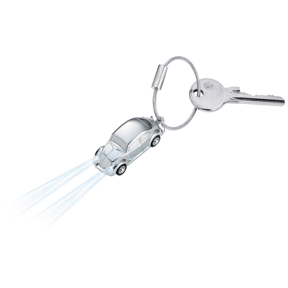Artikelbild 2 für TROIKA® Schlüsselanhänger LIGHT BEETLE 1964 silber, Artikelnummer 666168