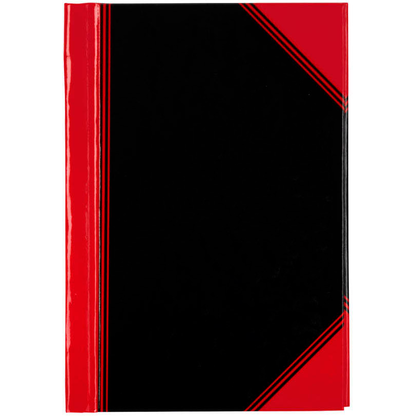 Artikelbild 6 für Bantex Notizbuch Chinakladde DIN A7 kariert, schwarz/rot Hardcover 192 Seiten, 1 St., Artikelnummer 429542