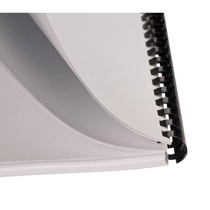 Artikelbild 3 für Fellowes Kunststoffbinderücken schwarz für 55 Blatt, 100 St., Artikelnummer 829721