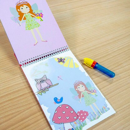 Artikelbild 6 für Jumbo Feen Wassermalbuch, 1 St., Artikelnummer 999629