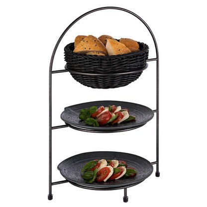 Artikelbild 2 für APS Servierständer INDUSTRIAL schwarz Höhe: 43,0 cm, 1 St., Artikelnummer 197869