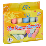 Artikelbild 1 für TOY PLACE Straßenmalkreide farbsortiert 6 St., Artikelnummer 224976