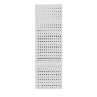 Artikelbild 3 für FRANKEN Datumsstreifen transparent für Jahresplaner, Artikelnummer 341901