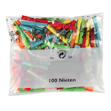 Artikelbild 1 für WOLF & APPENZELLER Nieten Röllchenlose verschiedene lustige Sprüche farbsortiert 100 St., Artikelnummer 238931