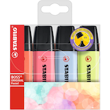 Artikelbild 1 für STABILO BOSS ORIGINAL Pastel Textmarker farbsortiert, 4 St., Artikelnummer 175627