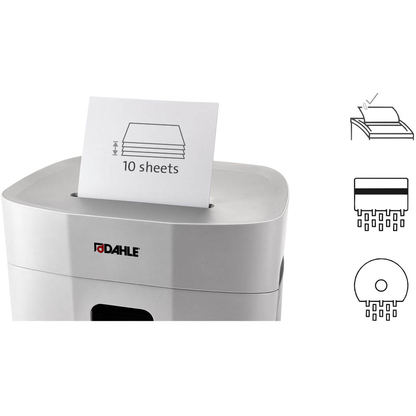 Artikelbild 3 für DAHLE PaperSAFE 240 Aktenvernichter mit Partikelschnitt P-4, bis 10 Blatt, lichtgrau, Artikelnummer 263470