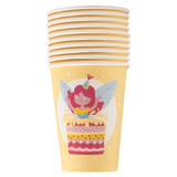 Artikelbild 1 für PROnappe Einweg-Kaffeebecher Fee mehrfarbig 200,0 ml, 10 St., Artikelnummer 347136