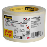 Artikelbild 1 für Scotch CLASSIC Kreppband beige 24,0 mm x 50,0 m 3 Rollen, Artikelnummer 747834