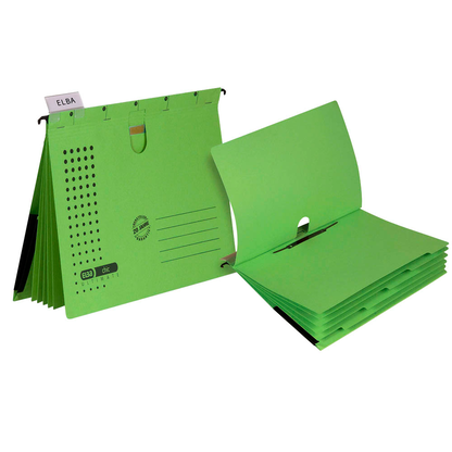 Artikelbild 2 für ELBA Personalhefter chic ULTIMATE Karton grün DIN A4 5x kaufmännische Heftung, 5 St., Artikelnummer 796250