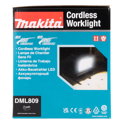 Artikelbild 12 für makita DML809 LED Akku-Baustrahler blau/schwarz, Artikelnummer 459377