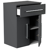 Artikelbild 1 für POSSEIK Bad-Hängeschrank LEVANA XL grafit 53,0 x 36,6 x 70,5 cm, Artikelnummer 668388