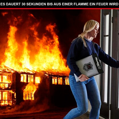 Artikelbild 5 für Master Lock® Dokumententasche DIN A4 schwarz silikonbeschichtet 2,8 cm, 1 St., Artikelnummer 810727