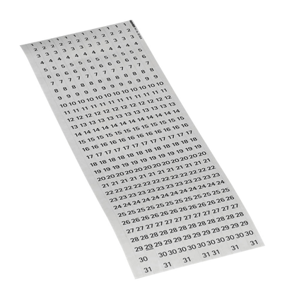 Artikelbild 2 für FRANKEN Datumsstreifen transparent für Jahresplaner, Artikelnummer 341901