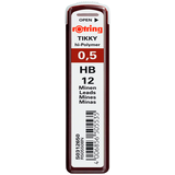 Artikelbild 1 für rotring Feinminen-Bleistiftminen schwarz HB 0,5 mm, 12 St., Artikelnummer 371127
