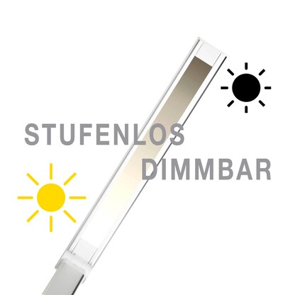 Artikelbild 7 für unilux POPY LED LED-Schreibtischlampe weiß/metallgrau 6 W, Artikelnummer 509756