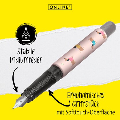 Artikelbild 2 für ONLINE® College Dackel Patronenfüller mehrfarbig M (mittel), 1 St., Artikelnummer 616936