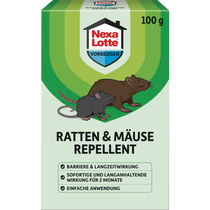Artikelbild für Nexa Lotte® Ratten & Mäuse EX Ratten- & Mäuseabwehrmittel 100,0 g, Artikelnummer 782377